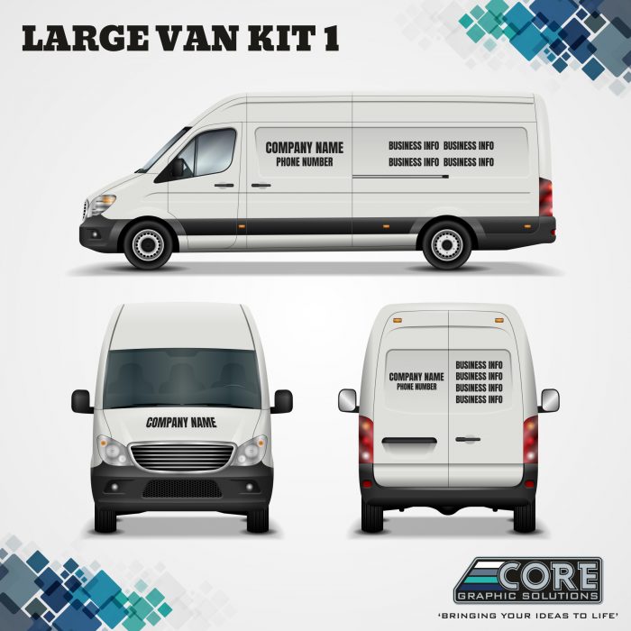 Large Van Sign Kit 1