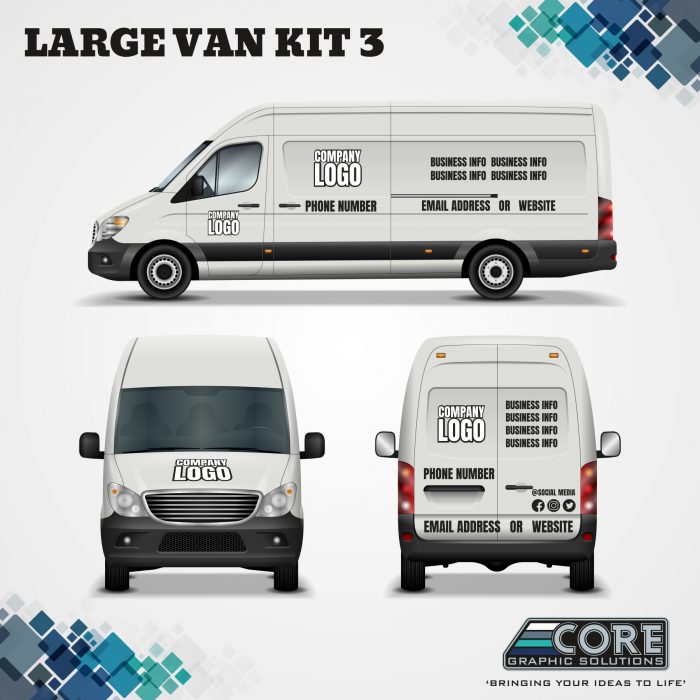 Large Van Sign Kit 3