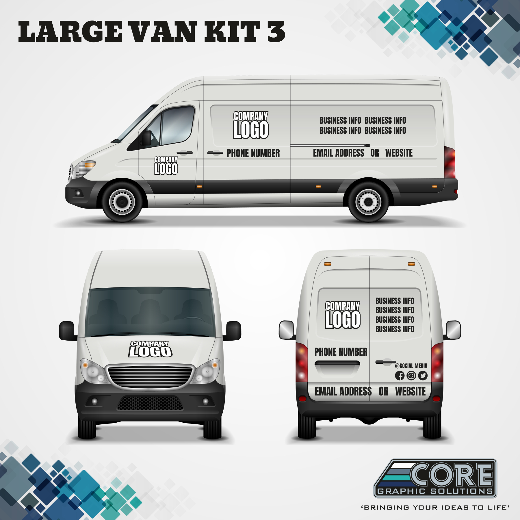 Large Van Sign Kit 3