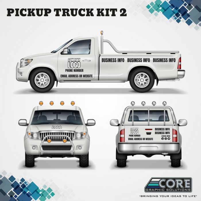 Pickup Truck Sign Kit 2