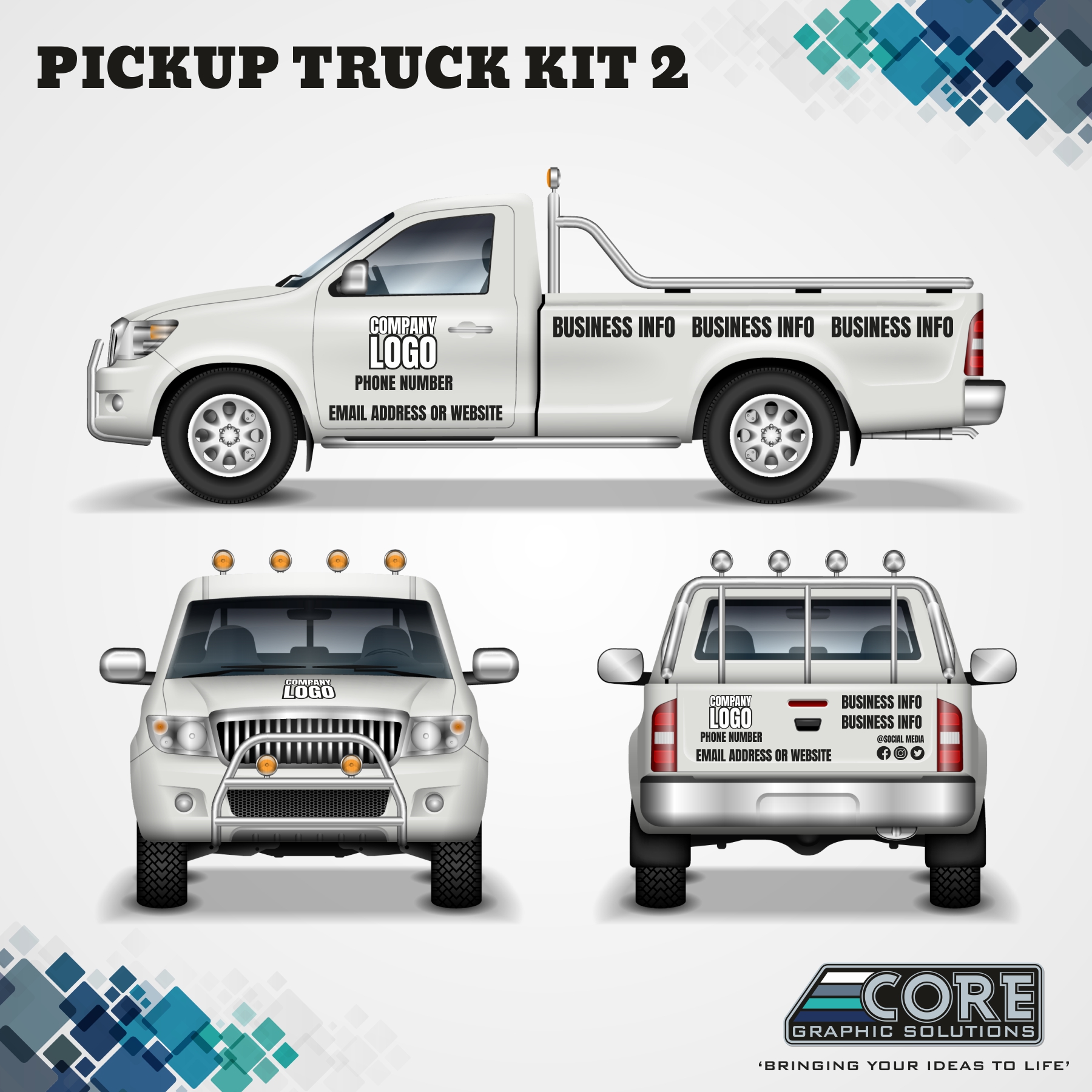Pickup Truck Sign Kit 2
