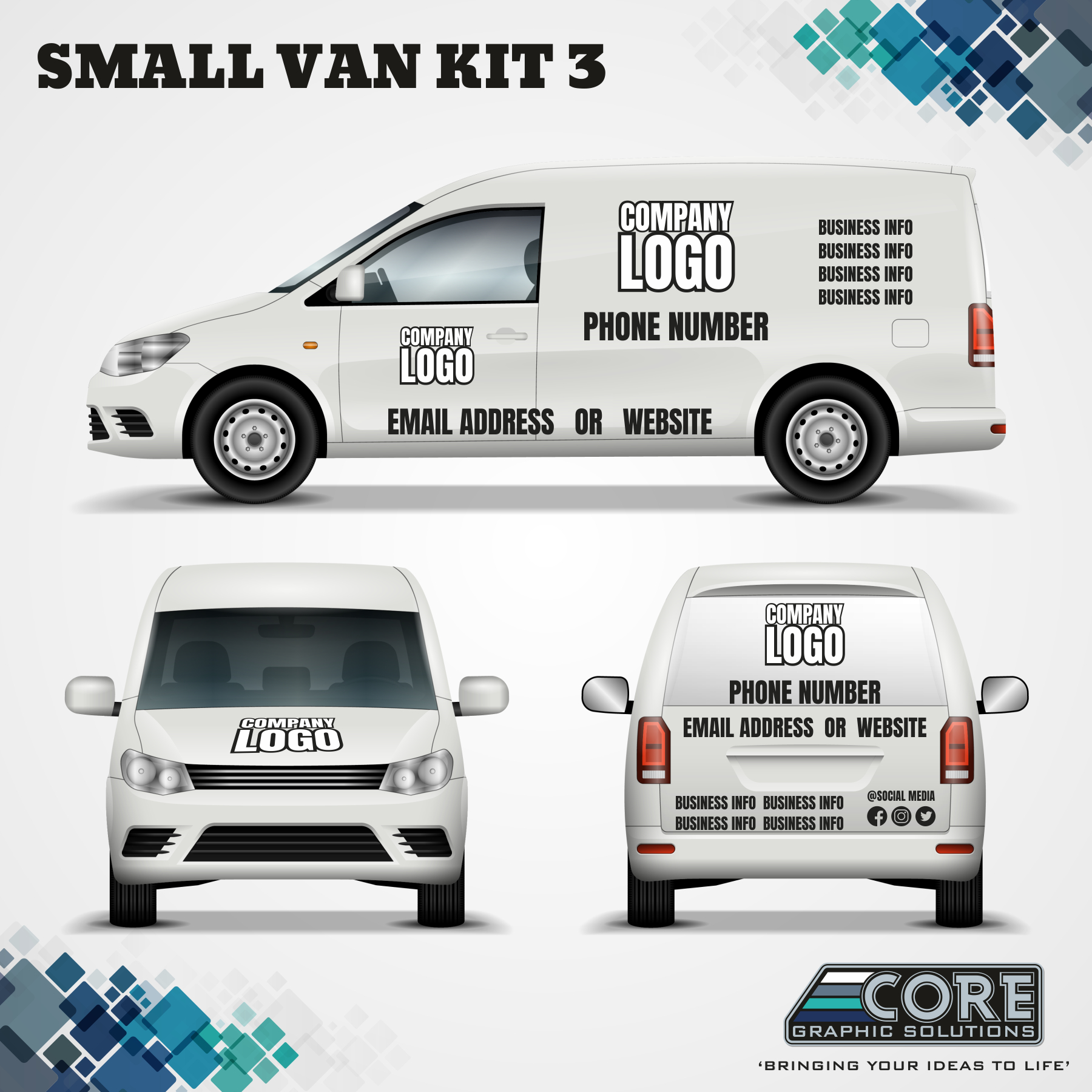 Small Van Sign Kit 3