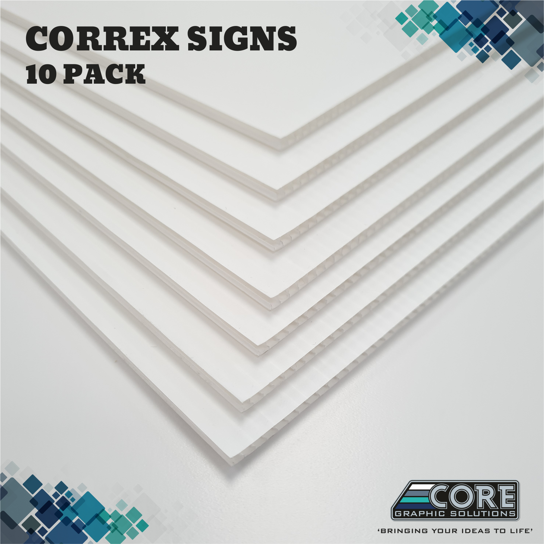 Correx Signs - 10 Pack