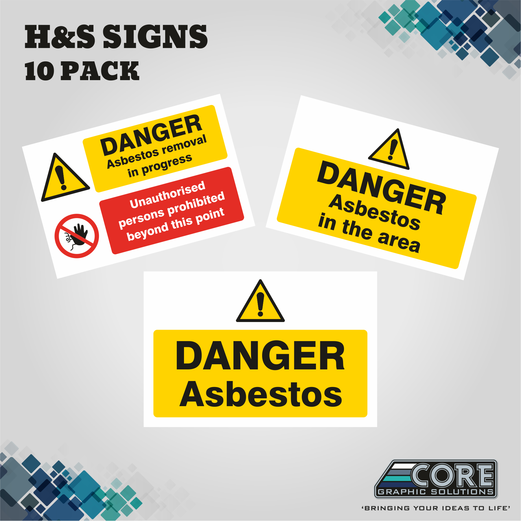 H&S Signs - Asbestos