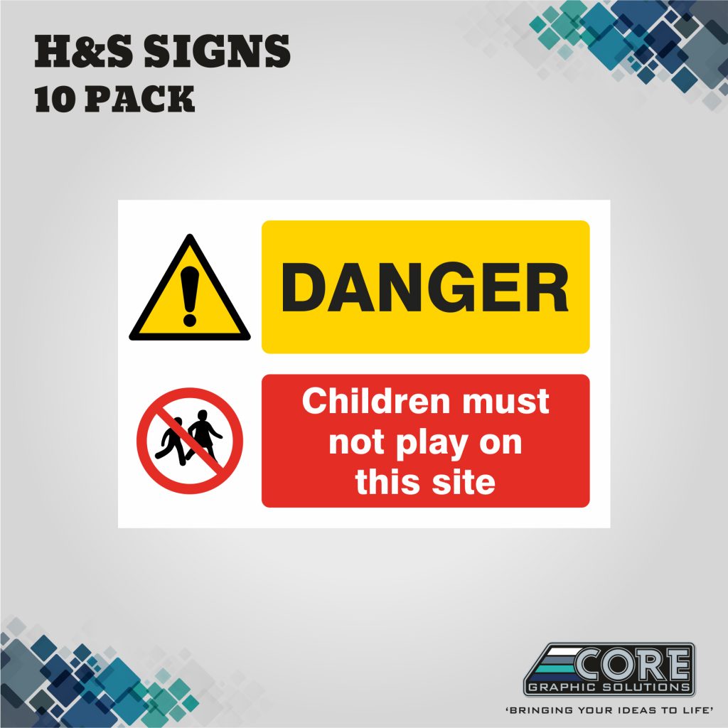 H&S Signs Danger/Children Core Graphic Solutions